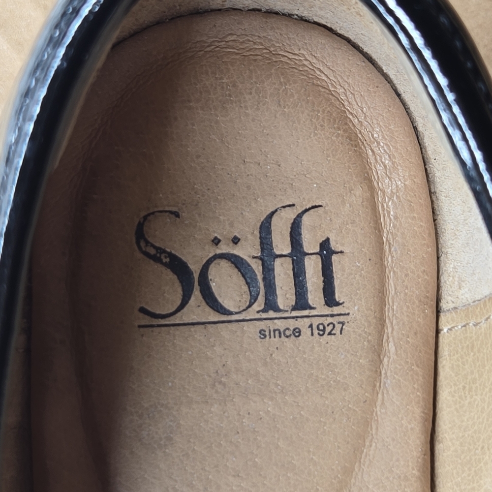 Sofft Womens Black Patent Leather Napoli Loafers Size 9.5 - Picture 9 of 9